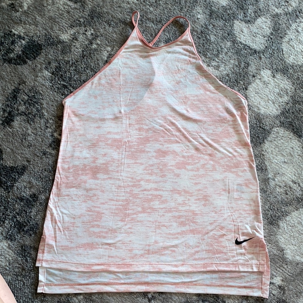 Nike pink racerback top